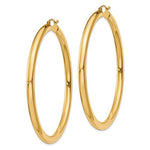 Załaduj obraz do przeglądarki galerii, 10K Yellow Gold Classic Round Hoop Earrings 62mmx4mm

