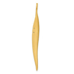 画像をギャラリービューアに読み込む, 14k Yellow Gold Diamond Long Leaf 2 inch Pendant Charm
