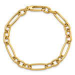 이미지를 갤러리 뷰어에 로드 , 18k Yellow Gold 6.4mm Oval Paperclip Link Bracelet Anklet Necklace Pendant Charm Chain
