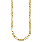 이미지를 갤러리 뷰어에 로드 , 18k Yellow Gold 6.4mm Oval Paperclip Link Bracelet Anklet Necklace Pendant Charm Chain
