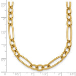 이미지를 갤러리 뷰어에 로드 , 18k Yellow Gold 6.4mm Oval Paperclip Link Bracelet Anklet Necklace Pendant Charm Chain
