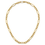 Load image into Gallery viewer, 18k Yellow Gold 6.4mm Oval Paperclip Link Bracelet Anklet Necklace Pendant Charm Chain
