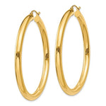 Cargar imagen en el visor de la galería, 10K Yellow Gold Classic Round Hoop Earrings 50mmx4mm

