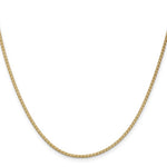 이미지를 갤러리 뷰어에 로드 , 14K Yellow Gold 1.9mm Flat Wheat Spiga Bracelet Anklet Choker Necklace Pendant Chain
