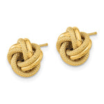Indlæs billede til gallerivisning 14k Yellow Gold 10mm Classic Love Knot Stud Post Earrings
