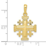 Charger l&#39;image dans la galerie, 10k Yellow Gold Jerusalem Cross Pendant Charm
