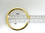 Φόρτωση εικόνας στο εργαλείο προβολής Συλλογής, 10K Yellow Gold Classic Round Hoop Earrings 50mmx4mm
