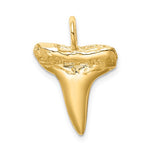 Charger l&#39;image dans la galerie, 14k Yellow Gold Shark Tooth Pendant Charm
