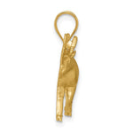 Carica l&#39;immagine nel visualizzatore di Gallery, 14k Yellow Gold Moose Pendant Charm
