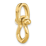 Afbeelding in Gallery-weergave laden, 14k Yellow Gold Nautical Shackle Link with Pulley 3D Pendant Charm
