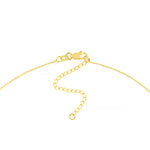 Carica l&#39;immagine nel visualizzatore di Gallery, 14K Yellow Gold Diamond Thunderbolt Lightning Adjustable Necklace
