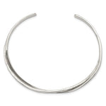Загрузить изображение в средство просмотра галереи, 925 Sterling Silver Intertwined Hammered Contemporary Modern Cuff Bangle Bracelet
