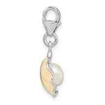 Afbeelding in Gallery-weergave laden, Amore La Vita Sterling Silver Enamel Pearl Shell 3D Charm

