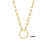 Afbeelding in Gallery-weergave laden, 14k Yellow Gold 3.8mm Rolo Split Chain with End Rings 20 inches for Necklace Anklet Bracelet for Push Clasp Lock Connector Bail Enhancer  Pendant Charm Hanger
