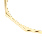 Φόρτωση εικόνας στο εργαλείο προβολής Συλλογής, 14k Yellow Gold Geometric Octagon Greek Key Hinged Bangle Bracelet
