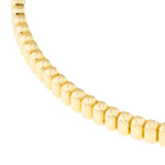 Charger l&#39;image dans la galerie, 14k Yellow Gold Ribbed Greek Key Hinged Bangle Bracelet
