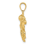 Load image into Gallery viewer, 14k Yellow Gold Octopus Pendant Charm
