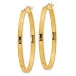 Загрузить изображение в средство просмотра галереи, 14k Yellow Gold Classic Large Oval Hoop Earrings
