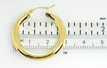 Kép betöltése a galériamegjelenítőbe: 10K Yellow Gold Classic Round Hoop Earrings 30mmx4mm
