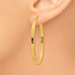 Charger l&#39;image dans la galerie, 14k Yellow Gold Classic Large Oval Hoop Earrings
