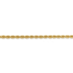 Afbeelding in Gallery-weergave laden, 14k Yellow Gold 3mm Rope Bracelet Anklet Choker Necklace Pendant Chain
