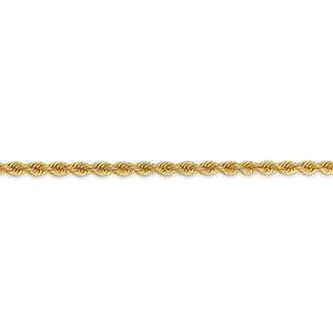 14k Yellow Gold 3mm Rope Bracelet Anklet Choker Necklace Pendant Chain