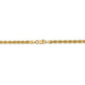 14k Yellow Gold 3mm Rope Bracelet Anklet Choker Necklace Pendant Chain