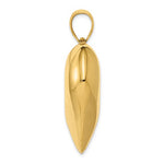 Afbeelding in Gallery-weergave laden, 14k Yellow Gold Large Puffed Heart Hollow 3D Pendant Charm
