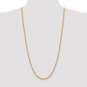 14k Yellow Gold 4mm Rope Bracelet Anklet Choker Necklace Pendant Chain