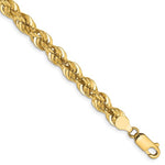 Φόρτωση εικόνας στο εργαλείο προβολής Συλλογής, 14k Yellow Gold 6mm Rope Bracelet Anklet Choker Necklace Pendant Chain
