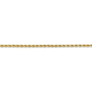 14k Yellow Gold 2mm Diamond Cut Rope Bracelet Anklet Choker Necklace Pendant Chain