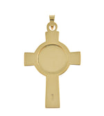 Φόρτωση εικόνας στο εργαλείο προβολής Συλλογής, 14k Yellow Gold St Jude Thaddeus Cross Medal Pendant Charm
