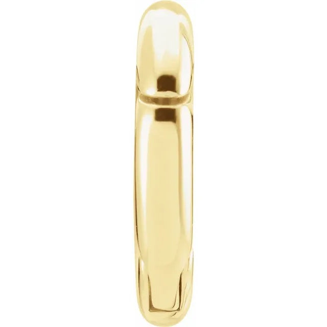 10pcs 11mm3mm 14K Gold Pendant Clasp, Bright Rhodium Plated Brass