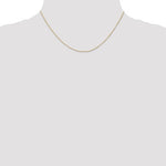 Carica l&#39;immagine nel visualizzatore di Gallery, 14K Yellow Gold 0.5mm Thin Curb Bracelet Anklet Choker Necklace Pendant Chain
