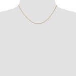 Kép betöltése a galériamegjelenítőbe: 14K Yellow Gold 0.5mm Thin Curb Bracelet Anklet Choker Necklace Pendant Chain
