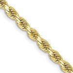 Φόρτωση εικόνας στο εργαλείο προβολής Συλλογής, 10k Yellow Gold 3.25mm Diamond Cut Rope Bracelet Anklet Choker Necklace Pendant Chain

