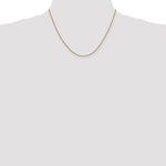 Afbeelding in Gallery-weergave laden, 14k Yellow Gold 1.6mm Round Open Link Cable Bracelet Anklet Choker Necklace Pendant Chain
