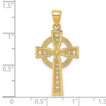 Carica l&#39;immagine nel visualizzatore di Gallery, 10k Yellow Gold Iona Cross Pendant Charm
