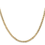 Charger l&#39;image dans la galerie, 10k Yellow Gold 3mm Anchor Bracelet Anklet Choker Necklace Pendant Chain
