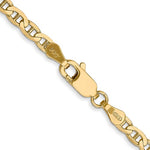 Cargar imagen en el visor de la galería, 10k Yellow Gold 3mm Anchor Bracelet Anklet Choker Necklace Pendant Chain

