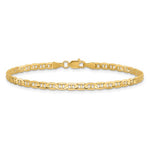 Charger l&#39;image dans la galerie, 10k Yellow Gold 3mm Anchor Bracelet Anklet Choker Necklace Pendant Chain
