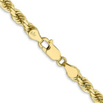 Kép betöltése a galériamegjelenítőbe: 10k Yellow Gold 4.5mm Diamond Cut Rope Bracelet Anklet Choker Necklace Pendant Chain
