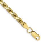 Kép betöltése a galériamegjelenítőbe: 10k Yellow Gold 4.5mm Diamond Cut Rope Bracelet Anklet Choker Necklace Pendant Chain
