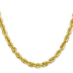 將圖片載入圖庫檢視器 10k Yellow Gold 5.5mm Diamond Cut Rope Bracelet Anklet Choker Necklace Pendant Chain
