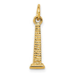 將圖片載入圖庫檢視器 14k Yellow Gold Washington DC Monument 3D Pendant Charm
