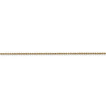 Kép betöltése a galériamegjelenítőbe: 14k Yellow Gold 1mm Cable Bracelet Anklet Choker Necklace Pendant Chain Lobster Clasp

