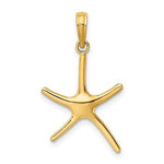 Load image into Gallery viewer, 14k Yellow Gold Starfish Pendant Charm
