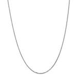 Φόρτωση εικόνας στο εργαλείο προβολής Συλλογής, 10K White Gold 1.25mm Box Bracelet Anklet Choker Necklace Pendant Chain
