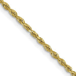 Charger l&#39;image dans la galerie, 10k Yellow Gold 1.5mm Diamond Cut Rope Bracelet Anklet Choker Necklace Pendant Chain
