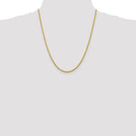 Φόρτωση εικόνας στο εργαλείο προβολής Συλλογής, 10k Yellow Gold 2.75mm Diamond Cut Rope Bracelet Anklet Choker Necklace Pendant Chain
